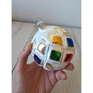 Waterford lismore AS IS‎ Ball ornament colorful Xmas tree